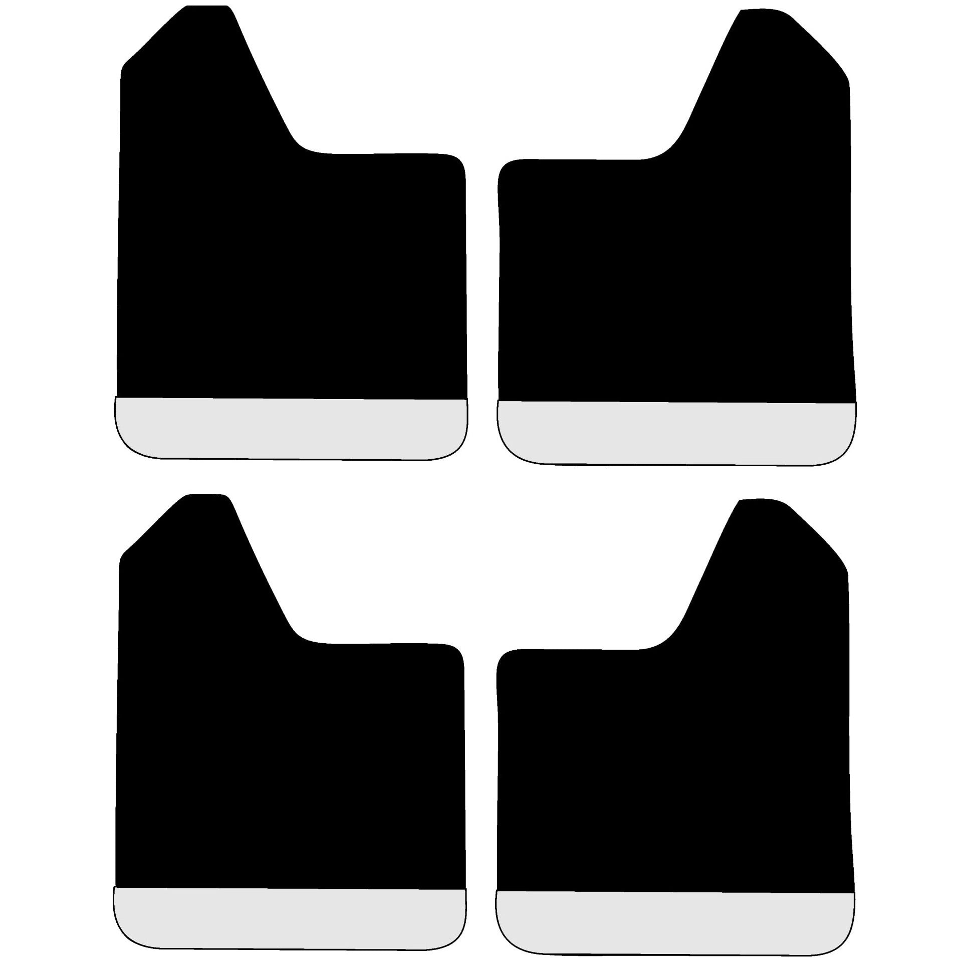 Set 4 Aparatori Noroi SPORT din cauciuc pentru autoturisme, universale,  model Silver, dimensiune 30 x 23cm