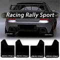 Set 4 Aparatori Noroi SPORT din cauciuc pentru autoturisme, universale,  model Racing, dimensiune 30 x 23cm