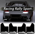 Set 4 Aparatori Noroi SPORT din cauciuc pentru autoturisme, universale,  model Rally, dimensiune 30 x 23cm