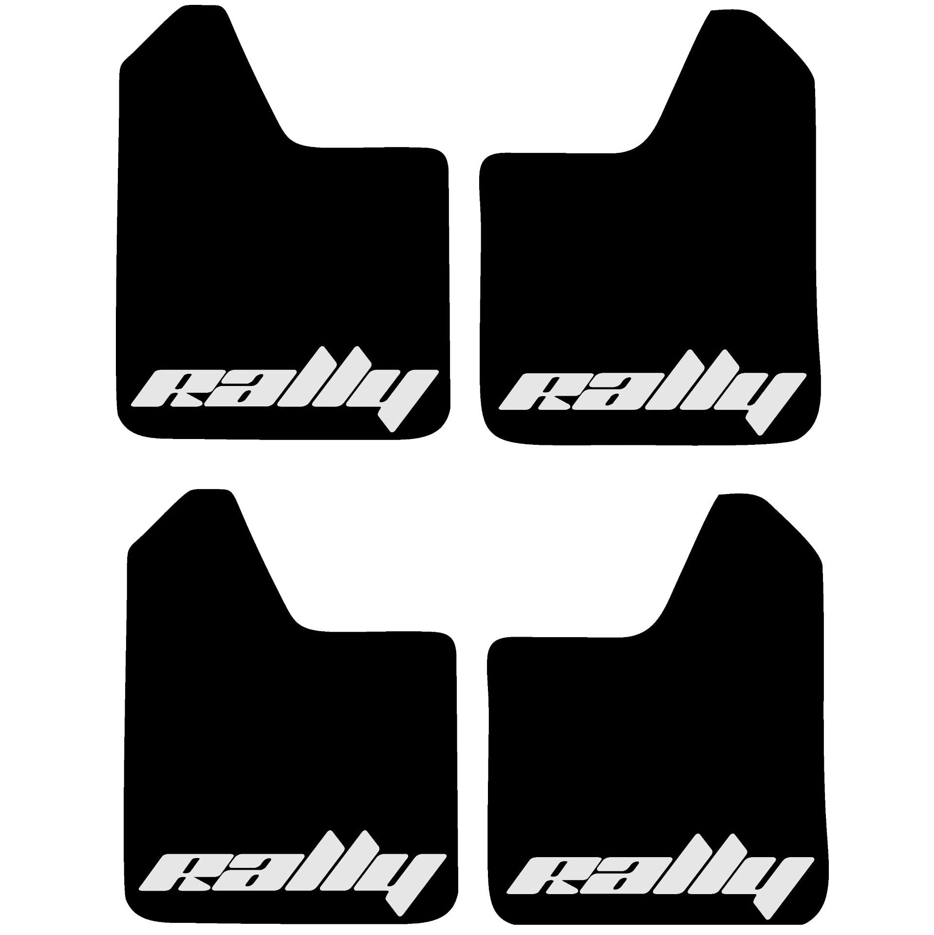 Set 4 Aparatori Noroi SPORT din cauciuc pentru autoturisme, universale,  model Rally, dimensiune 30 x 23cm