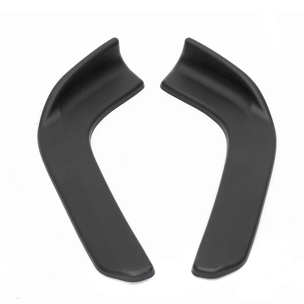 Set 2 buc. aripioare Racing, prelungire bara tuning din plastic culoare neagra