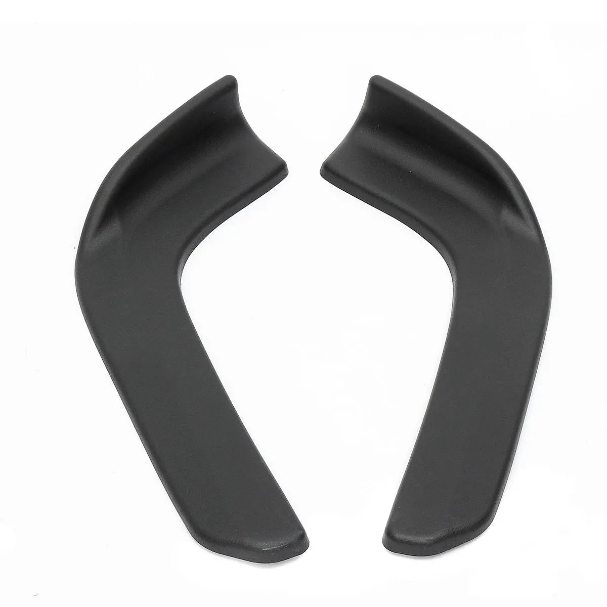 Set 2 buc. aripioare Racing, prelungire bara tuning din plastic culoare neagra