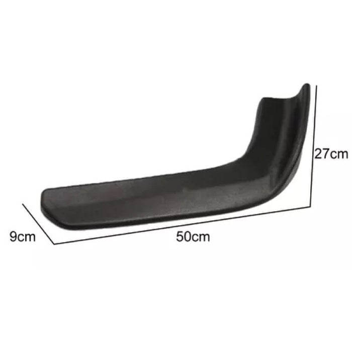 Set 2 buc. aripioare Racing, prelungire bara tuning din plastic culoare neagra