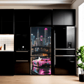 Folie imprimata color pentru decor Frigider, dimensiune 200 x 90cm, model: AVX-FR05