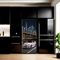 Folie imprimata color pentru decor Frigider, dimensiune 200 x 90cm, model: AVX-FR06