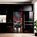 Folie imprimata color pentru decor Frigider, dimensiune 200 x 90cm, model: AVX-FR08