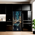 Folie imprimata color pentru decor Frigider, dimensiune 200 x 90cm, model: AVX-FR09