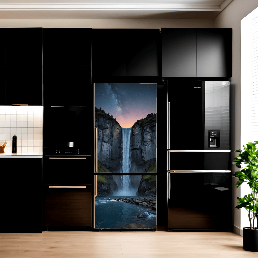 Folie imprimata color pentru decor Frigider, dimensiune 200 x 90cm, model: AVX-FR14