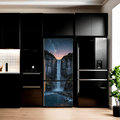 Folie imprimata color pentru decor Frigider, dimensiune 200 x 90cm, model: AVX-FR14