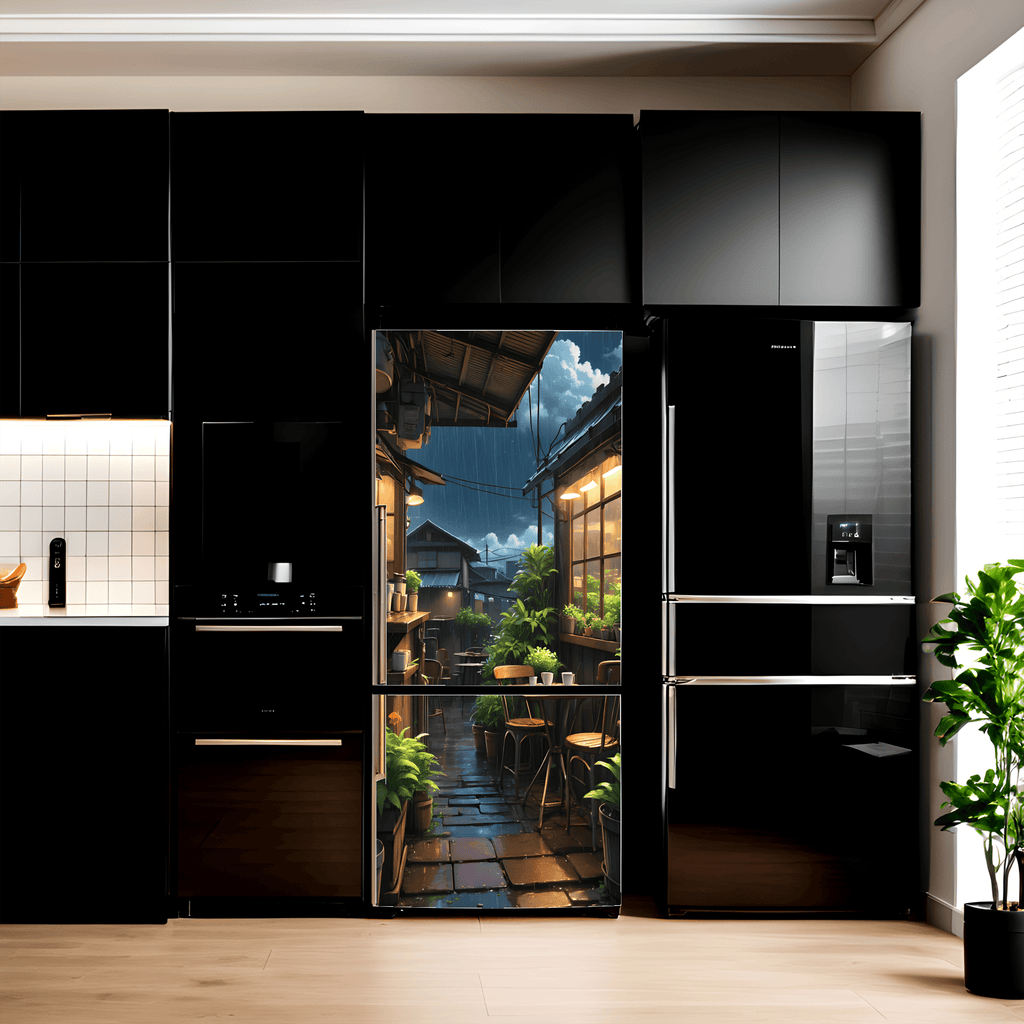 Folie imprimata color pentru decor Frigider, dimensiune 200 x 90cm, model: AVX-FR23