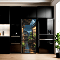 Folie imprimata color pentru decor Frigider, dimensiune 200 x 90cm, model: AVX-FR23