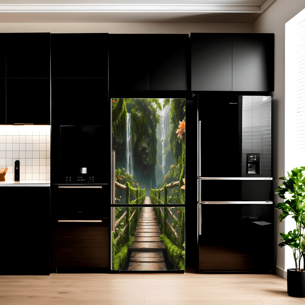 Folie imprimata color pentru decor Frigider, dimensiune 200 x 90cm, model: AVX-FR24