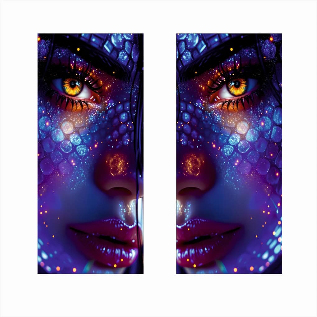 Set 2 stickere decorative pentru stalpii usilor, print autoadeziv de inalta rezolutie, dimensine 2 buc x 50 x 22 cm , cod: AVX-SSU-03