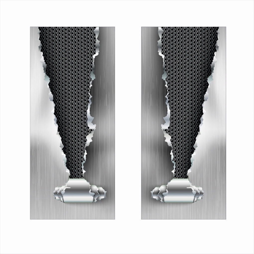 Set 2 stickere decorative pentru stalpii usilor, print autoadeziv de inalta rezolutie, dimensine 2 buc x 50 x 22 cm , cod: AVX-SSU-06