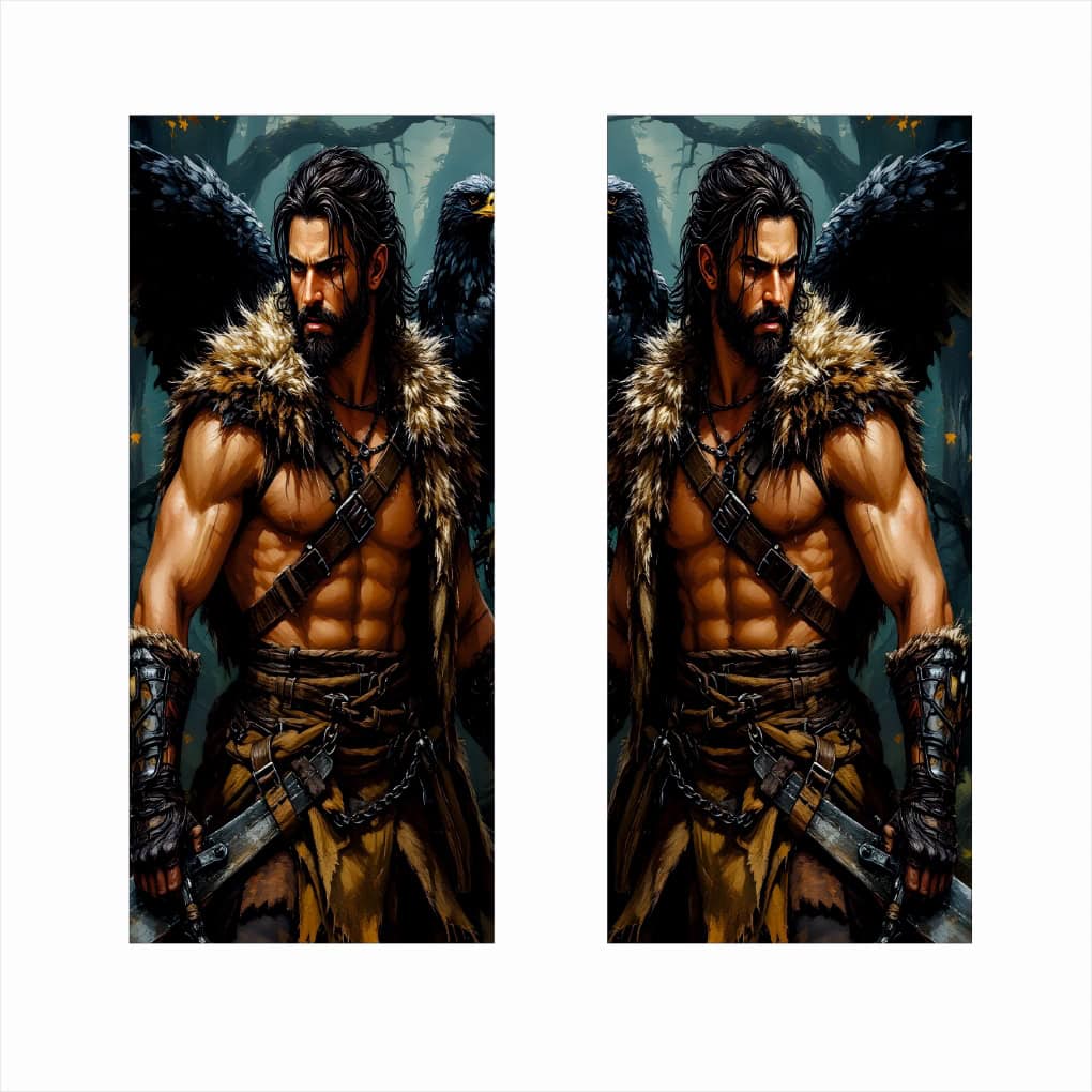 Set 2 stickere decorative pentru stalpii usilor, print autoadeziv de inalta rezolutie, dimensine 2 buc x 50 x 22 cm , cod: AVX-SSU-10