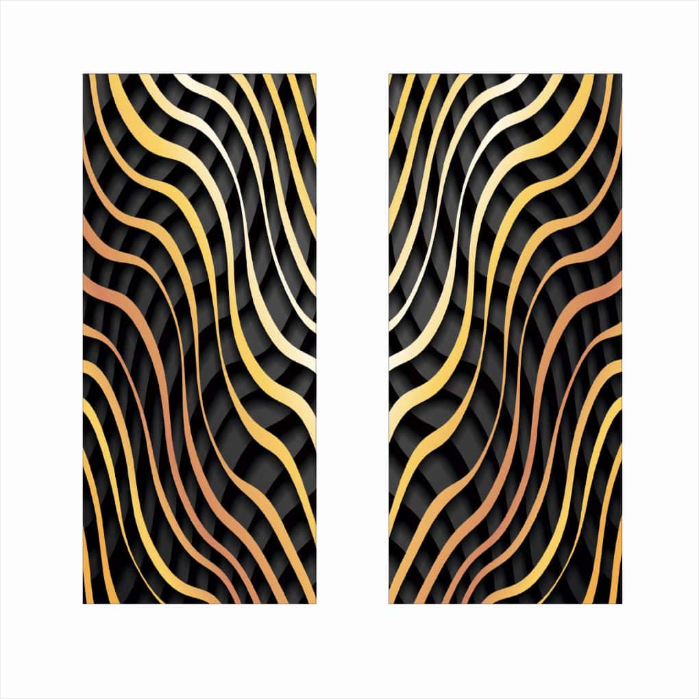 Set 2 stickere decorative pentru stalpii usilor, print autoadeziv de inalta rezolutie, dimensine 2 buc x 50 x 22 cm , cod: AVX-SSU-14