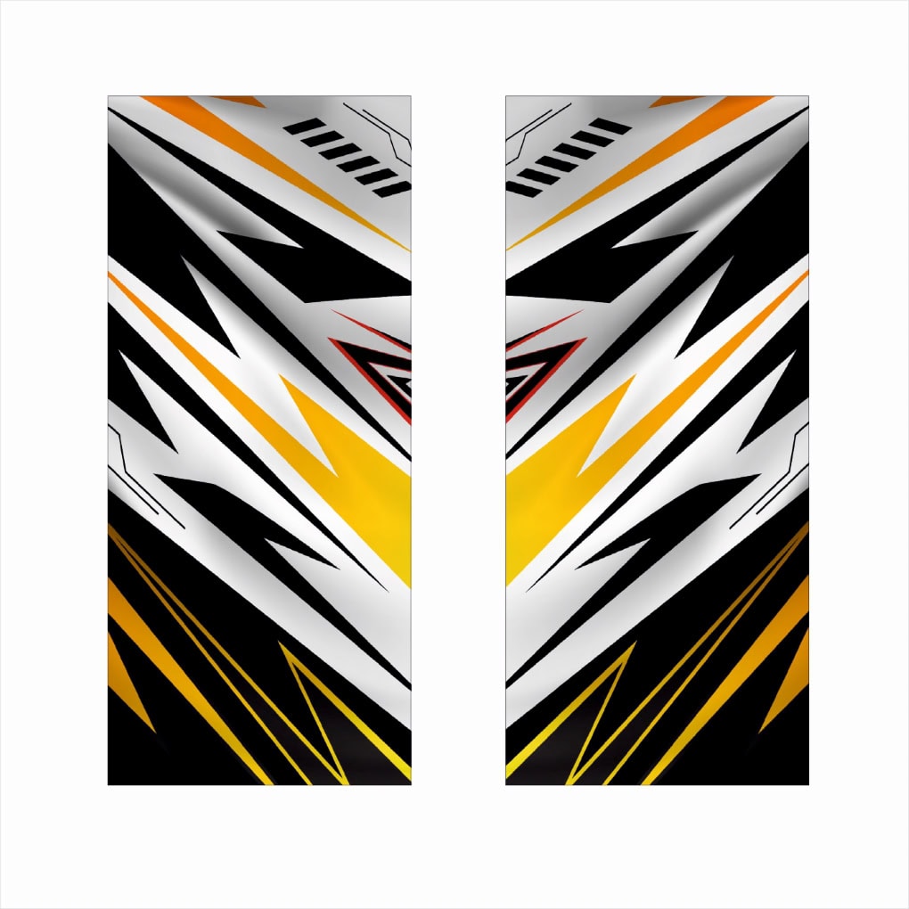 Set 2 stickere decorative pentru stalpii usilor, print autoadeziv de inalta rezolutie, dimensine 2 buc x 50 x 22 cm , cod: AVX-SSU-24
