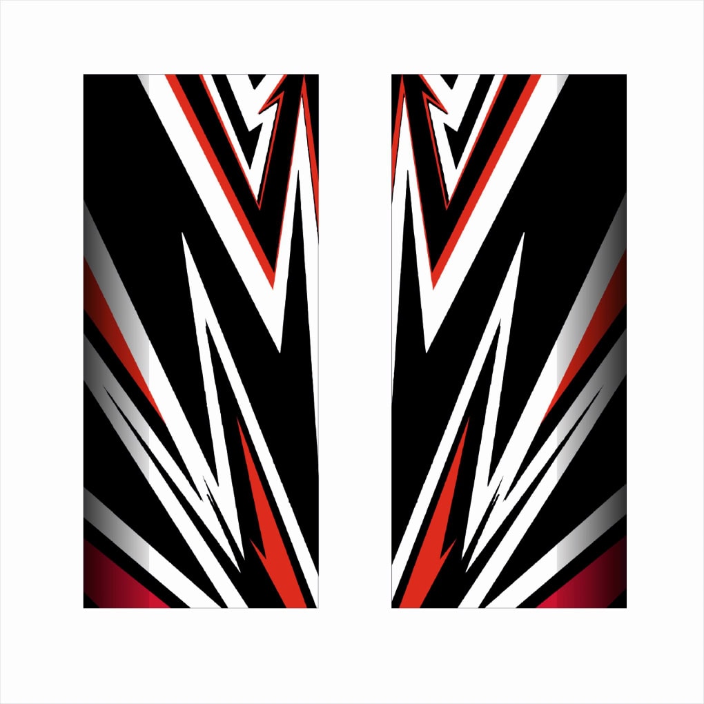 Set 2 stickere decorative pentru stalpii usilor, print autoadeziv de inalta rezolutie, dimensine 2 buc x 50 x 22 cm , cod: AVX-SSU-29