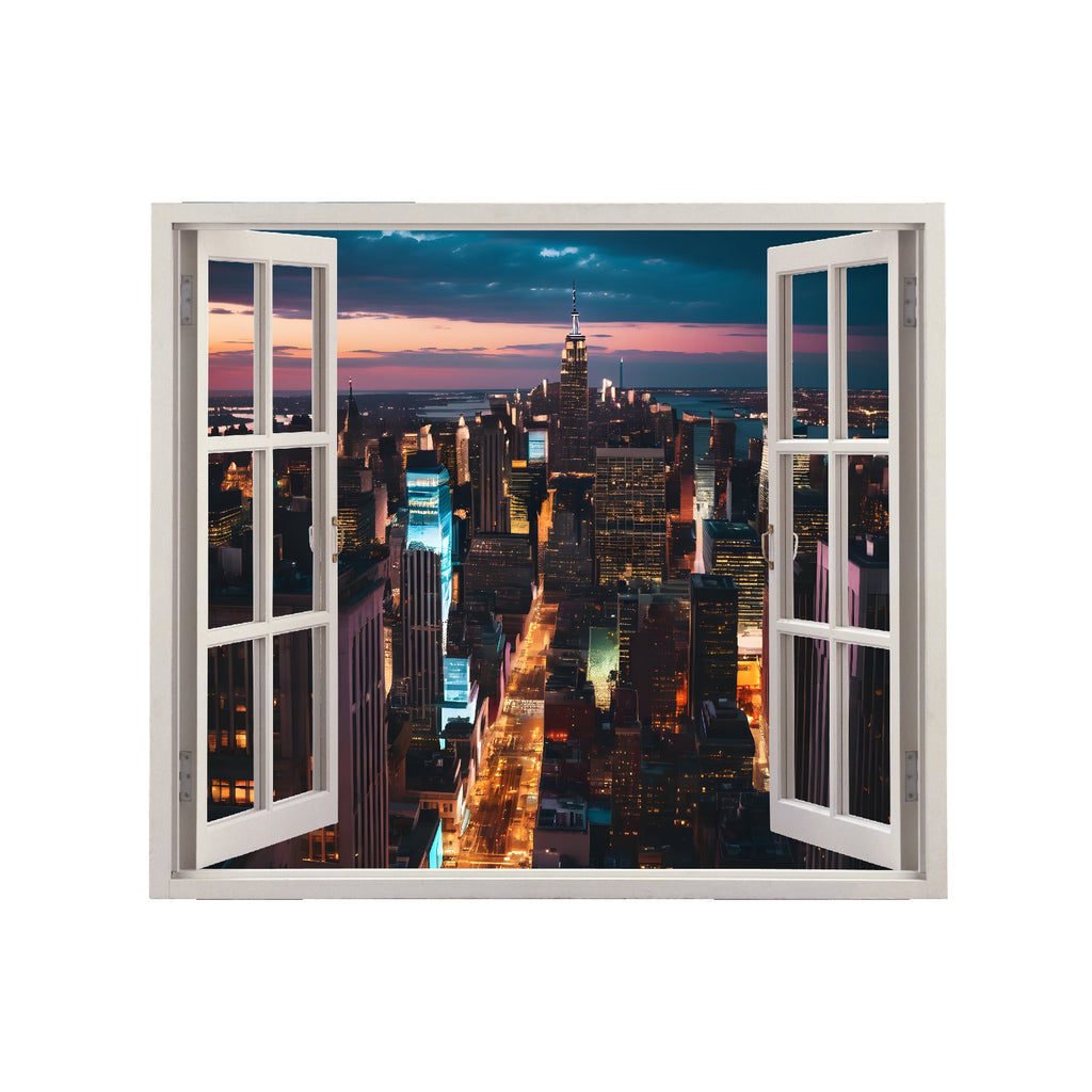 Folie imprimata color pentru decor perete locuinta, dimensiune 125 x 110cm, model: VIEW TO HAVEN 20