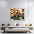 Folie imprimata color pentru decor perete locuinta, dimensiune 125 x 110cm, model: VIEW TO HAVEN 28