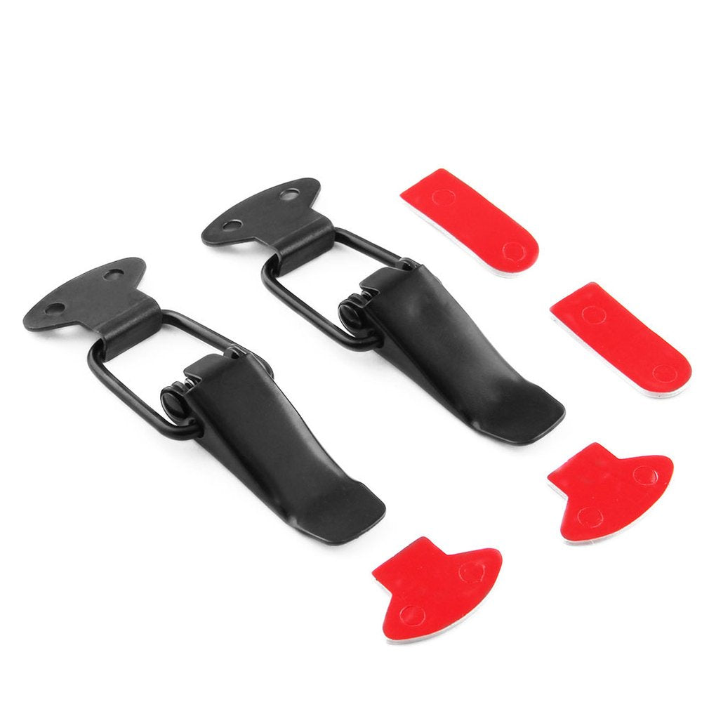 Set clipsuri pentru capota, 89 mm, culoare neagra