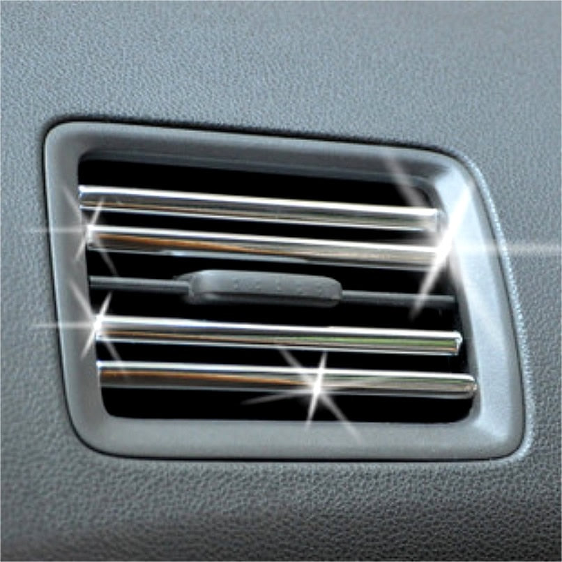 Rola Ornament Auto de tip "U" pentru muchii sau grila ventilatie, 15m liniari, culoare Crom SILVER