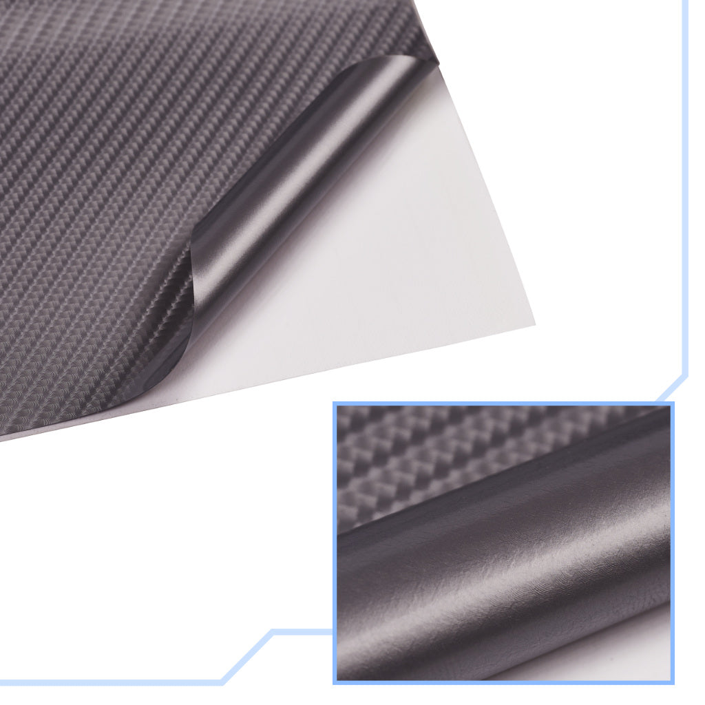Folie colantare auto Carbon 5D Lacuit Argintiu (3,0m x 1,52m)