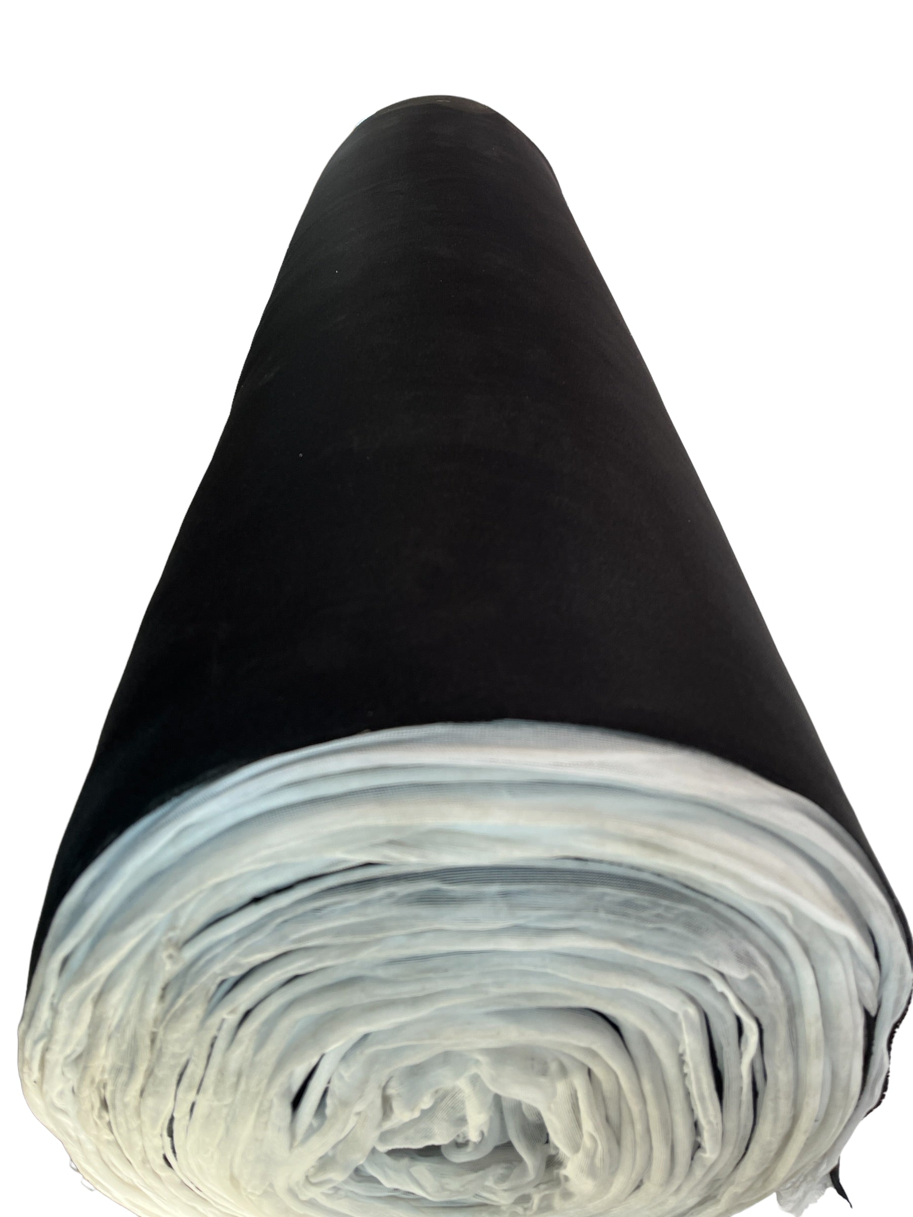 Material pentru reconditionare plafon auto, material textil cu spate buretat, culoare Neagra, dimensiune 2m x 1,50m