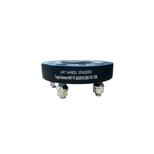 Distantier janta auto, dimensiune 5x120, grosime 25mm, prindere dubla cu piulite incluse M14x1.5