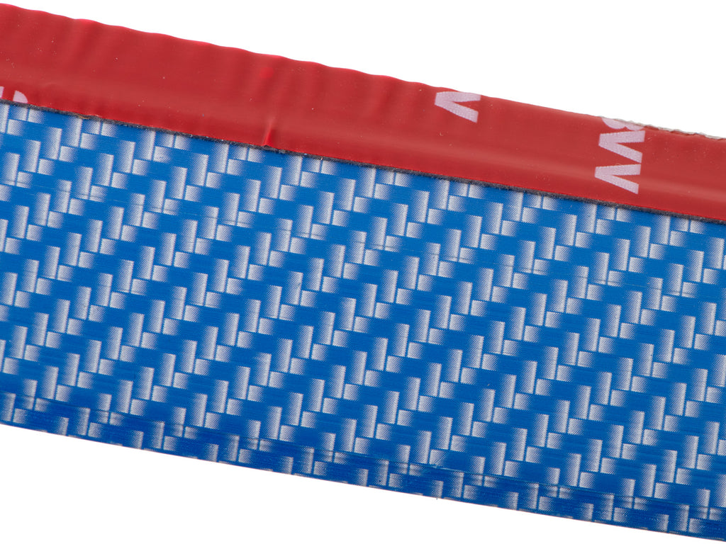 Protectie spoiler, prelungire bara fata/spate din cauciuc, culoare CARBON Albastru