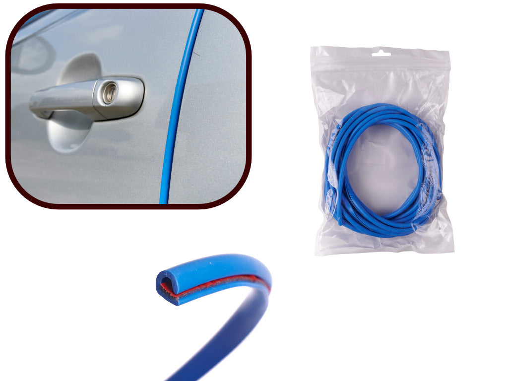 Banda de protectie muchii caroserie, culoare Albastru, lungime 5m
