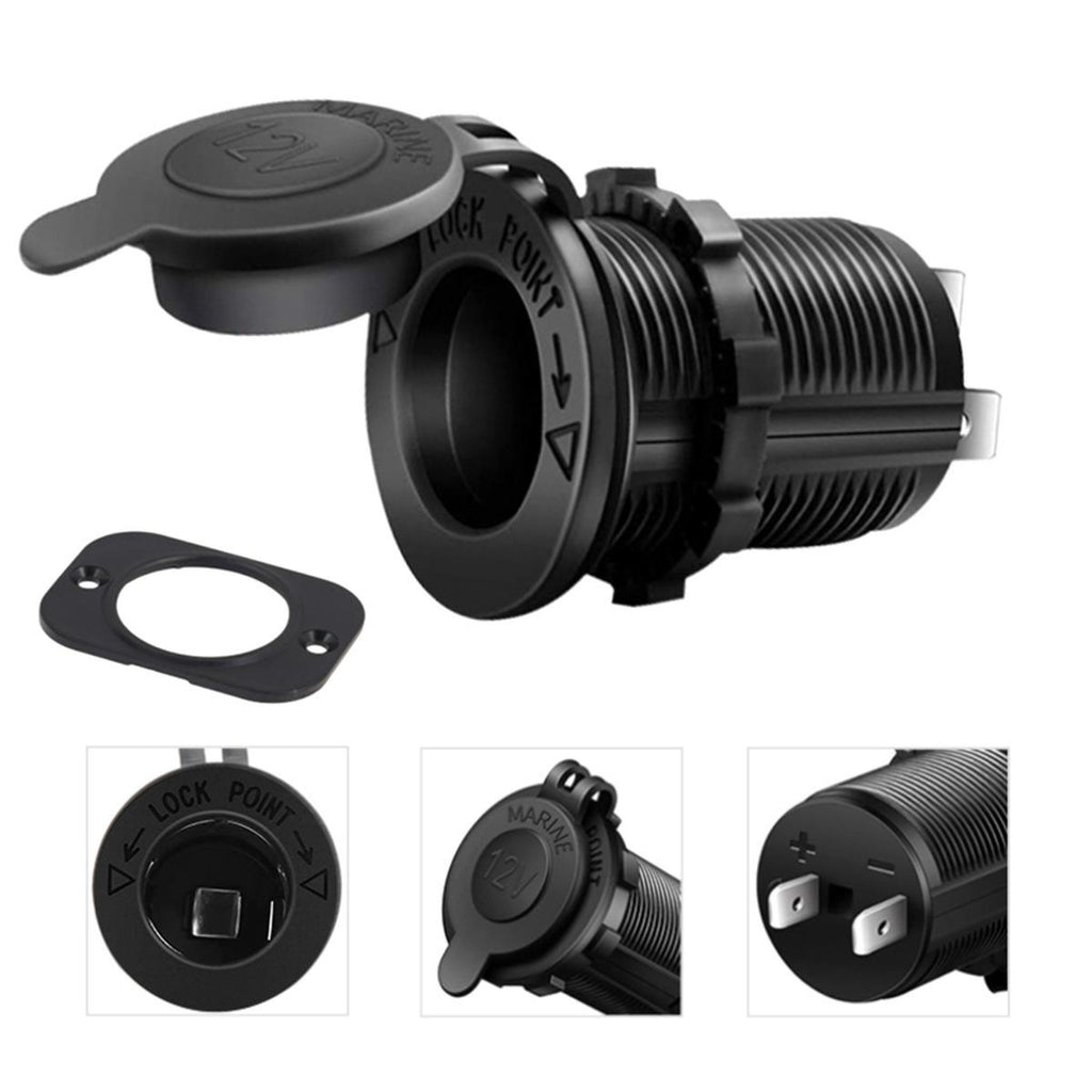 Priza suplimentara impermeabila pentru vehicule Off Road, ATV, SSV, tensiune 12V - 24V