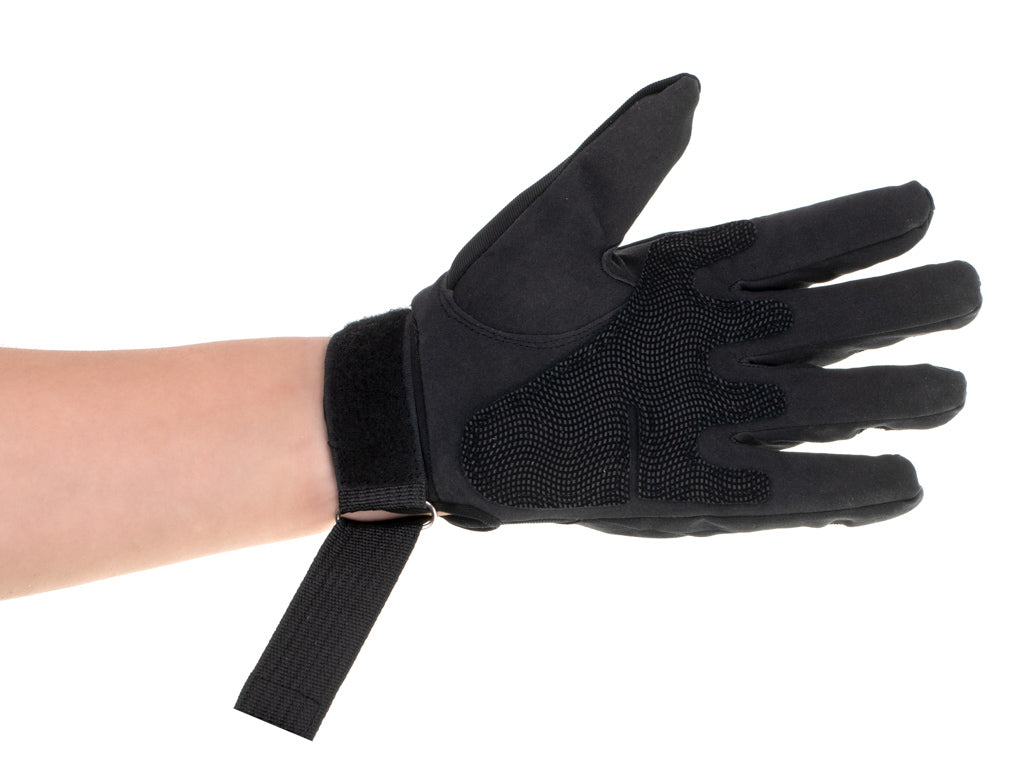 Manusi Tactice cu elemente de protectie, marime XL, cu destinatie Moto, ATV, SSV, QUAD, culoare Neagra