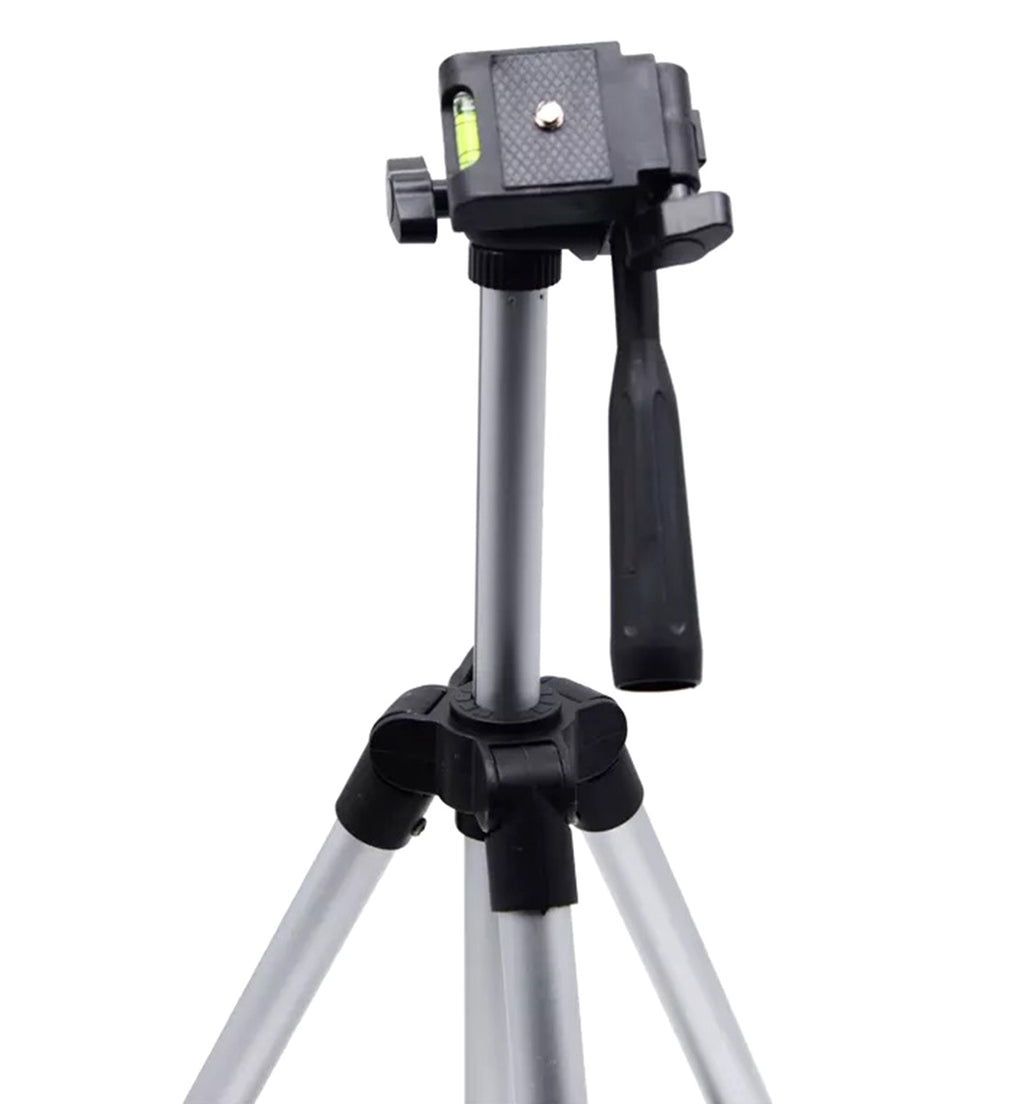 Trepied fotografic din aluminiu, compact, cu suport mobil 3D + Telecomanda Bluetooth