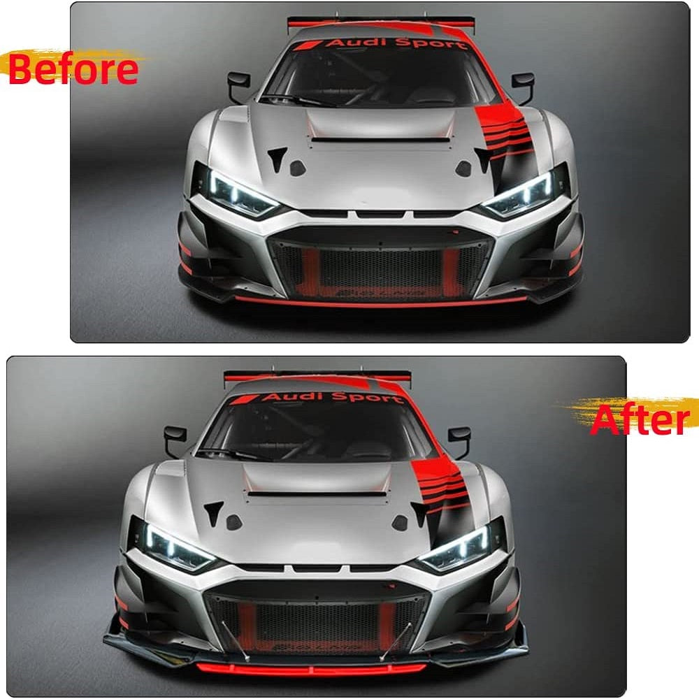 Set 2 Tije din Aluminiu reglabile pentru Consolidare Spoiler, lungime 15cm, IMITATIE CARBON