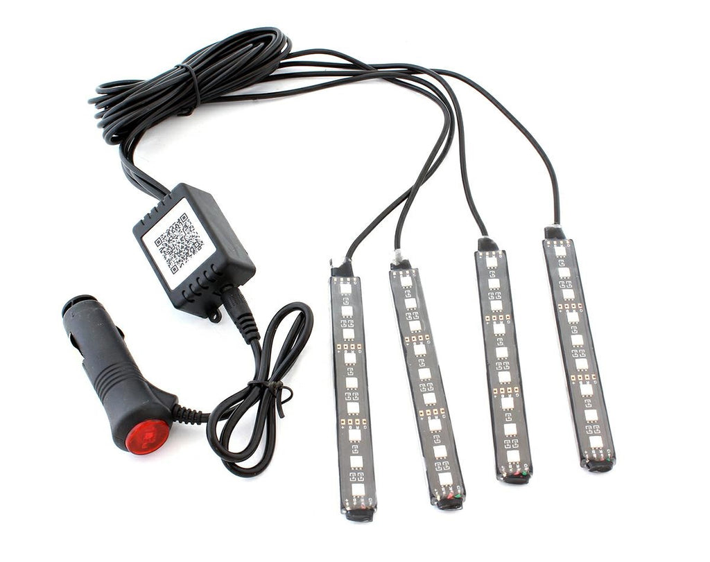 Lumini UnderCar LED - RGB pentru interior sau exterior cu Bluetooth - 12cm ZD65B