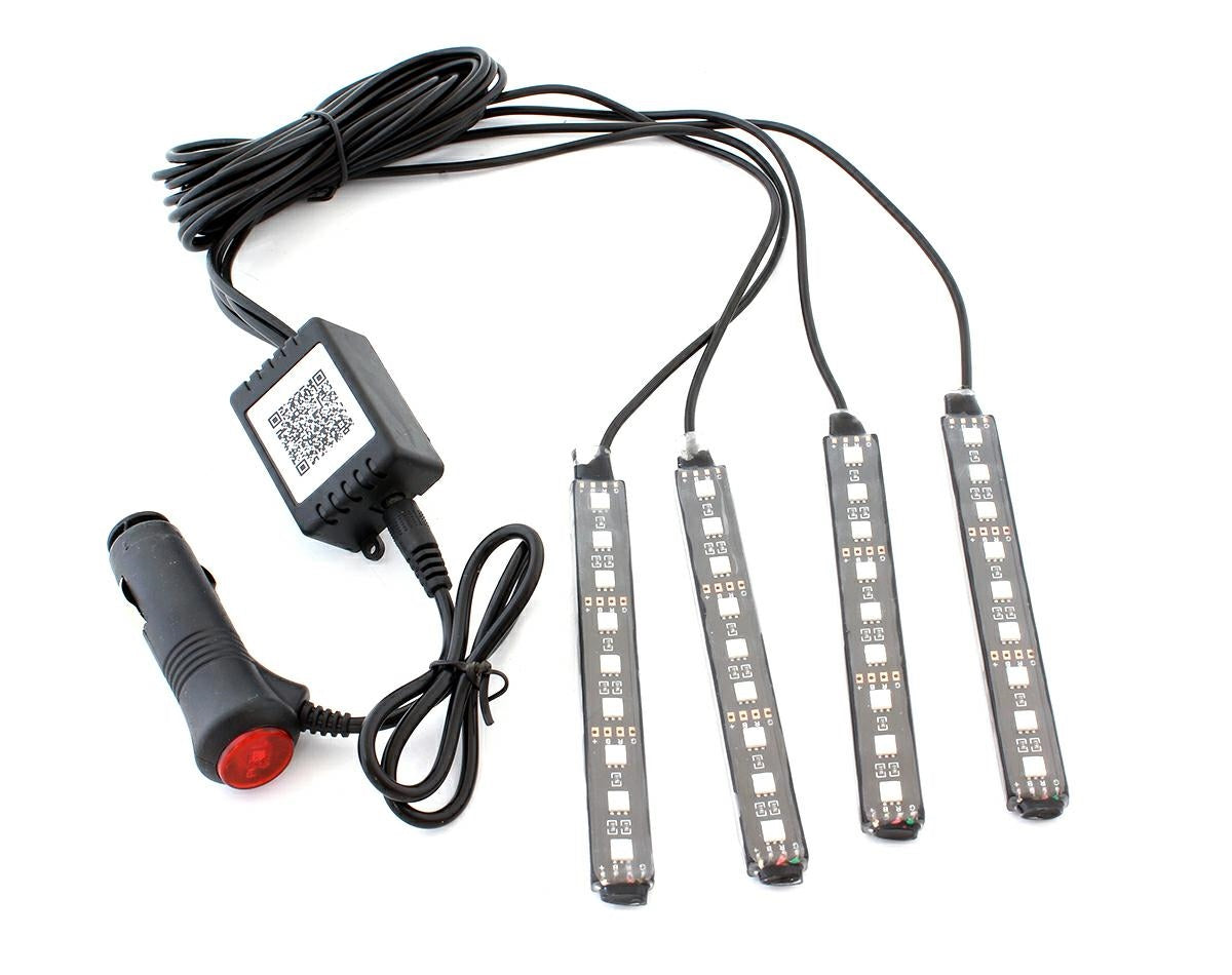 Lumini UnderCar LED - RGB pentru interior sau exterior cu Bluetooth - 12cm ZD65B