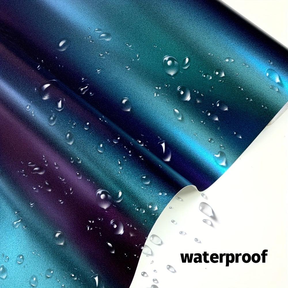 Folie auto Cameleon Albastru/Violet pentru colantare integrala, Termoplastica, cu tehnologie "BUBBLE FREE", finisaj Lucios, dimensiune 3,0m x 1,52m