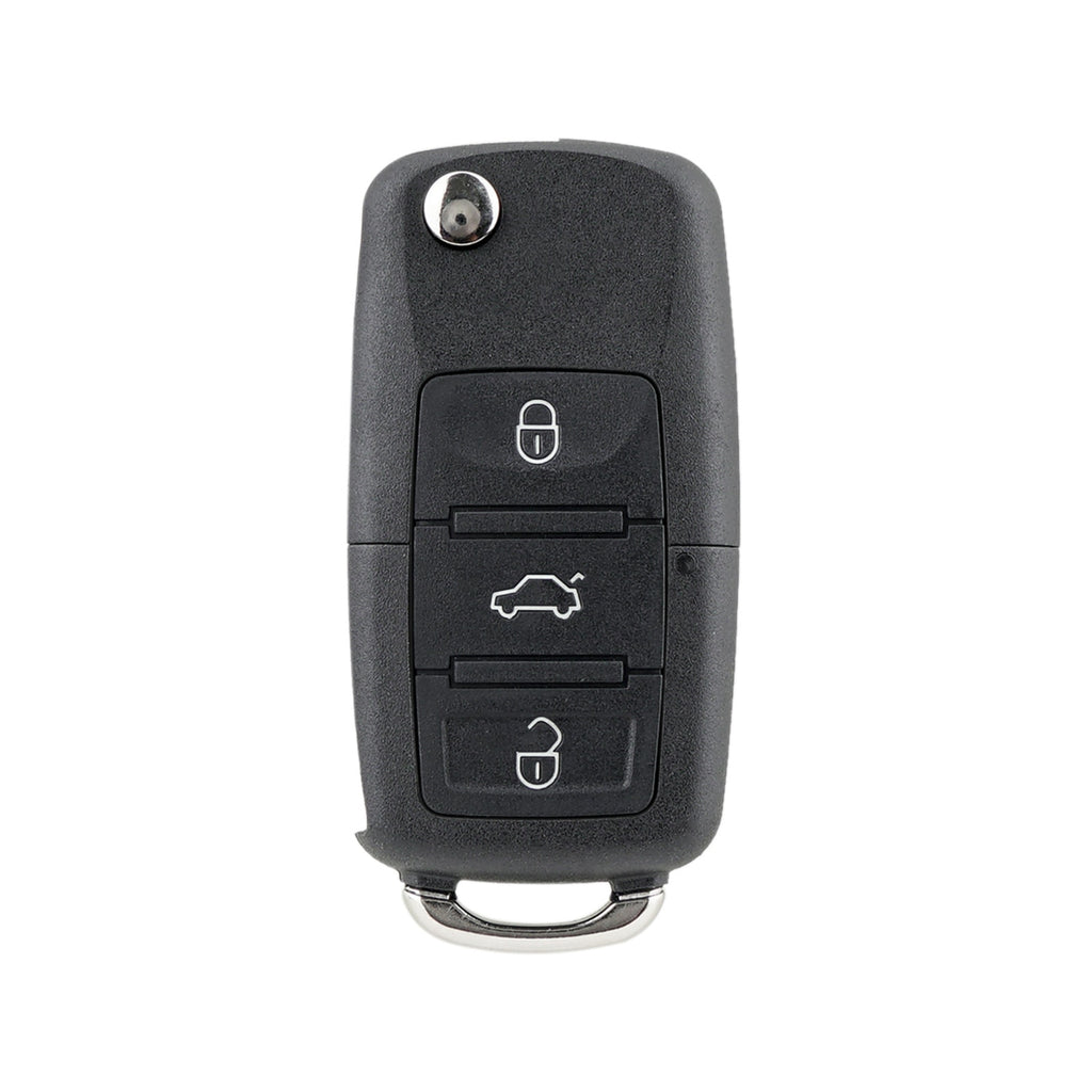 Carcasa Telecomanda Auto cu 3 butoane si lamela inclusa, compatibila Volkswagen, Skoda, Seat