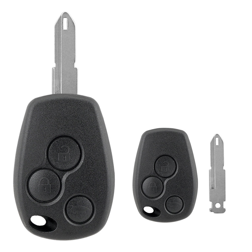 Carcasa Telecomanda Auto cu 3 butoane si lamela inclusa, compatibila Renault Trafic, Clio, Modus, Master, Vivaro, Movano