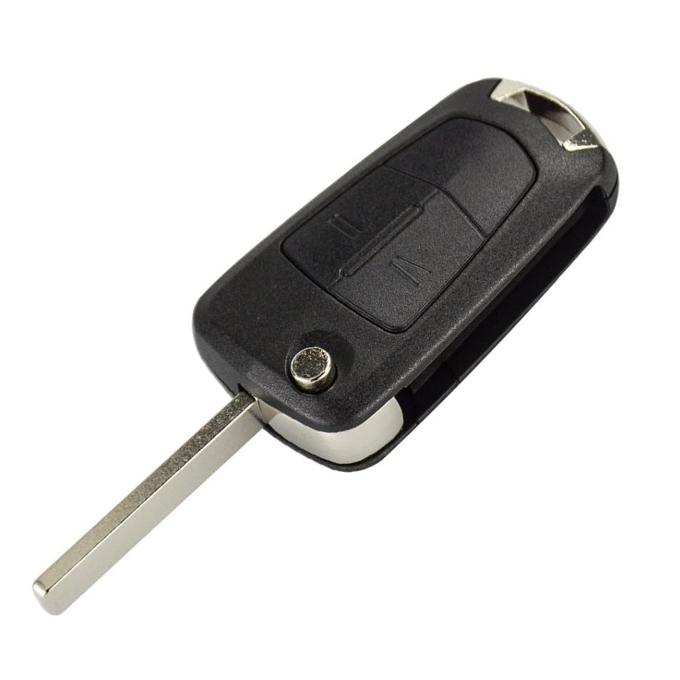 Carcasa Telecomanda Auto cu 2 butoane si lamela inclusa, compatibila Opel Astra, Corsa, Zafira