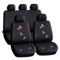 Set huse scaun auto ieftine, Universale 9 piese, model BUTTERFLY