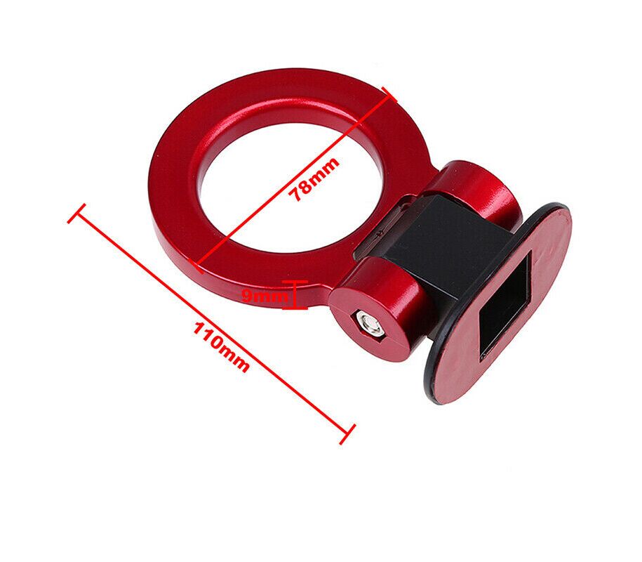 Ornament carlig remorcare RACING SPORT - NEGRU