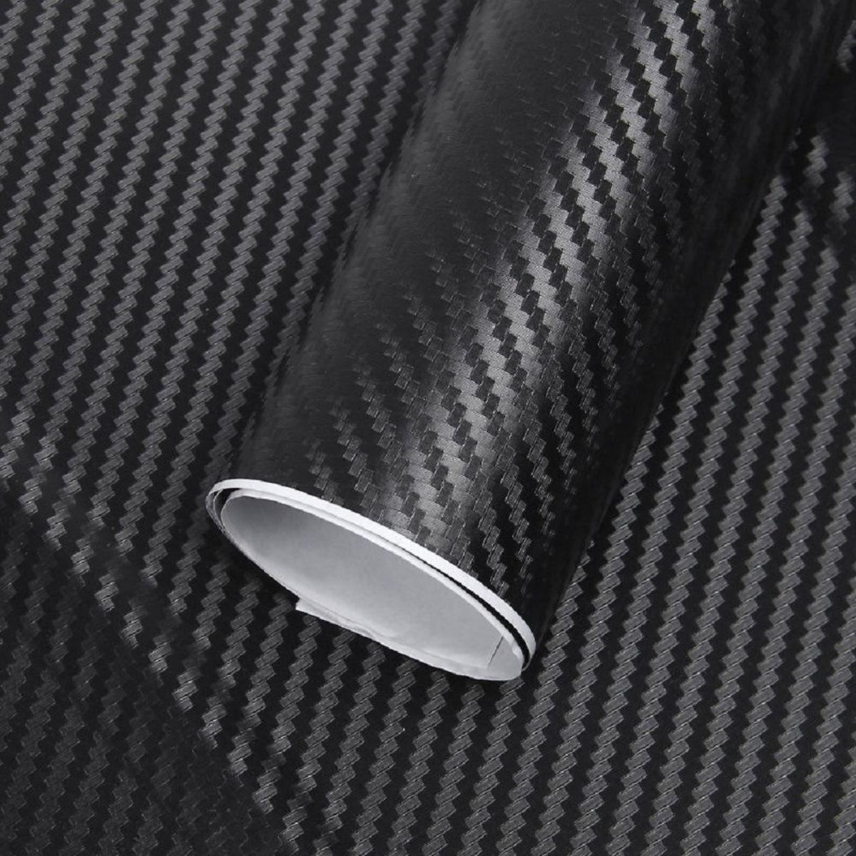 Folie colantare auto Carbon 3D - Negru (3m x 1,27m)