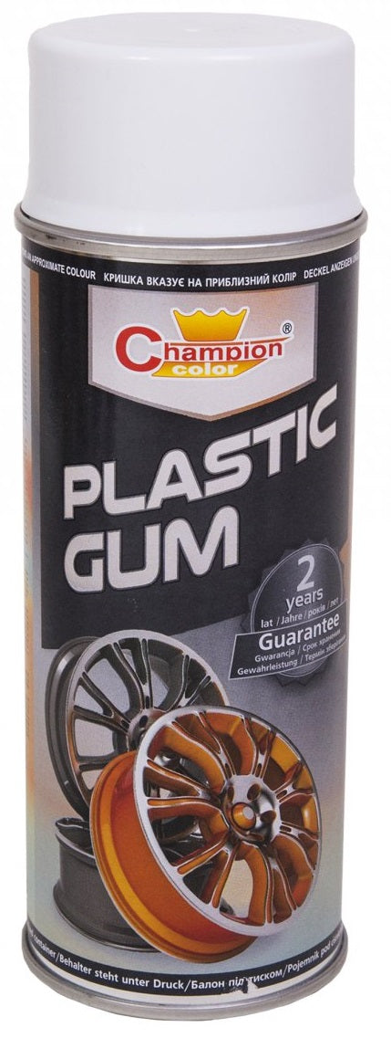 Spray Vopsea Cauciucata pentru Jante, culoare Alba, 400ml, Champion Color