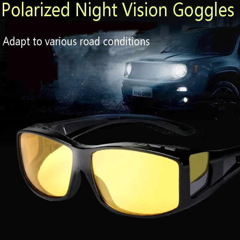 Set 2 perechi ochelari de condus pe timp de zi, noapte sau ceata HD VISION