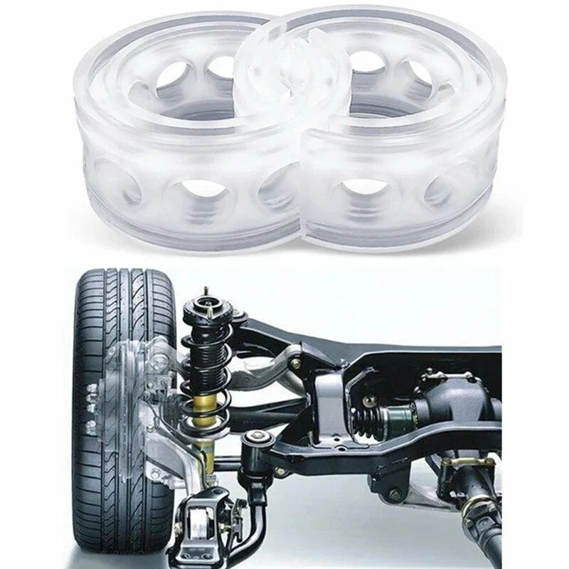 Set 2 inele distantiere pentru intarire arcuri autovehicule, material cauciuc siliconat, marime L