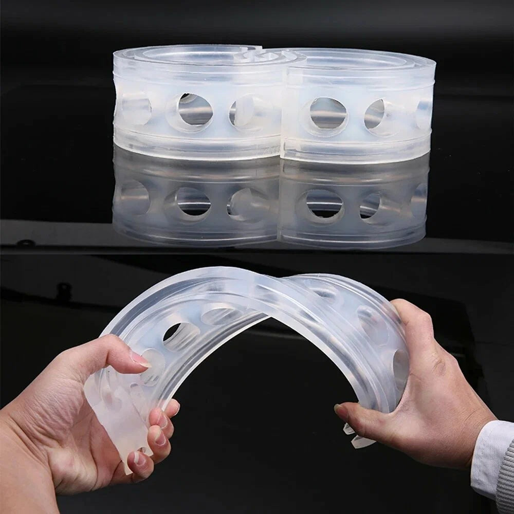 Set 2 inele distantiere pentru intarire arcuri autovehicule, material cauciuc siliconat, marime M