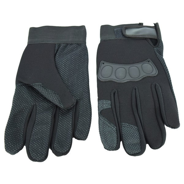 Manusi cu elemente de protectie, cu destinatie Moto, ATV, SSV, QUAD, culoare Neagra