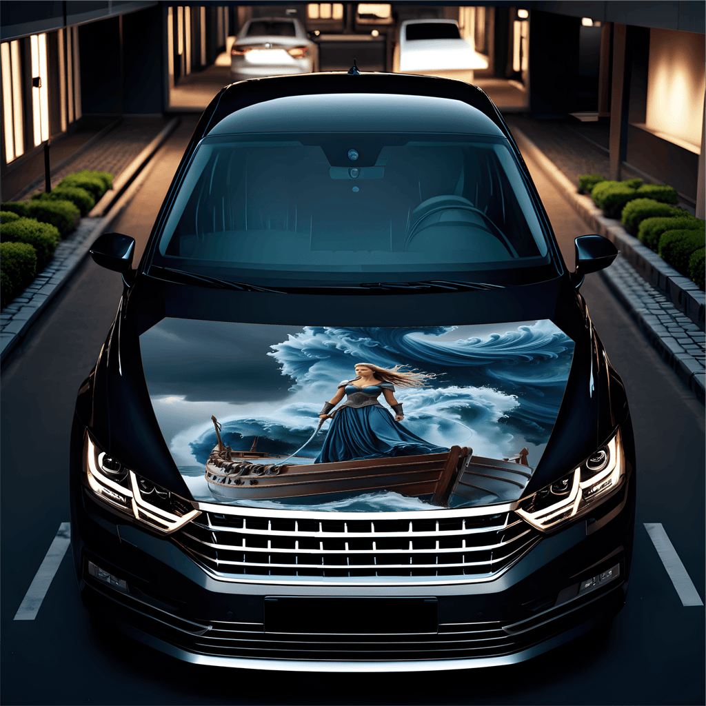 Folie Capota Auto "Hood Art" rezistenta la exterior, marime M (165 x 120cm) - Cod: AVX-CAPOTA-013M